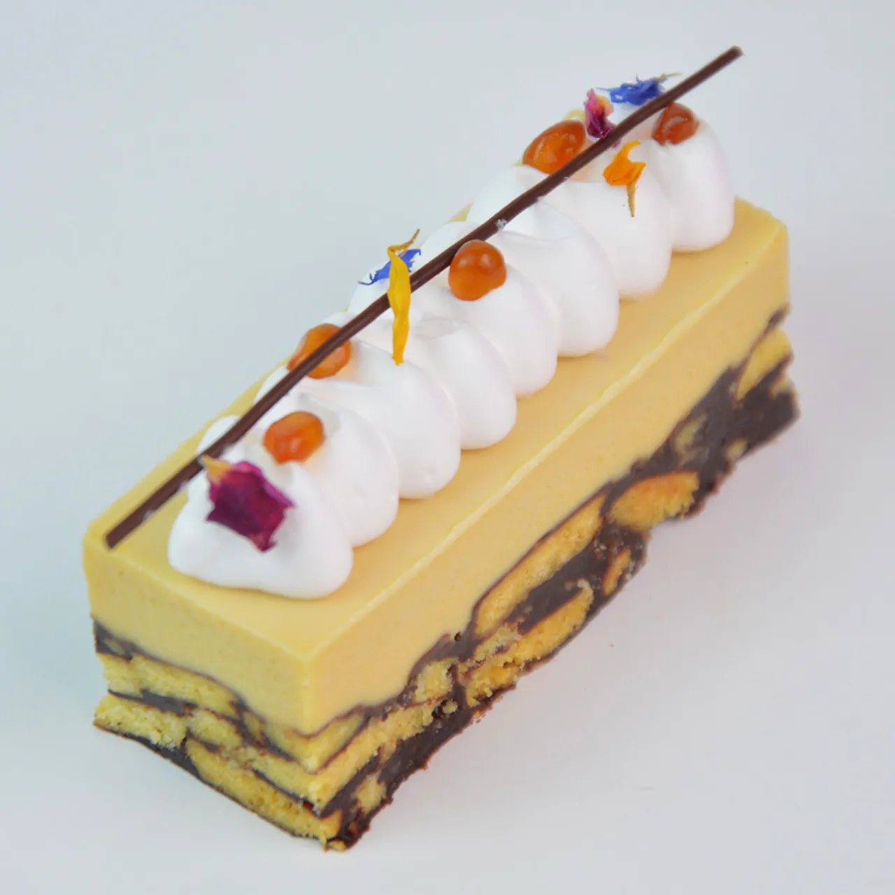 Amber Batik Mousse Cake - Puratos