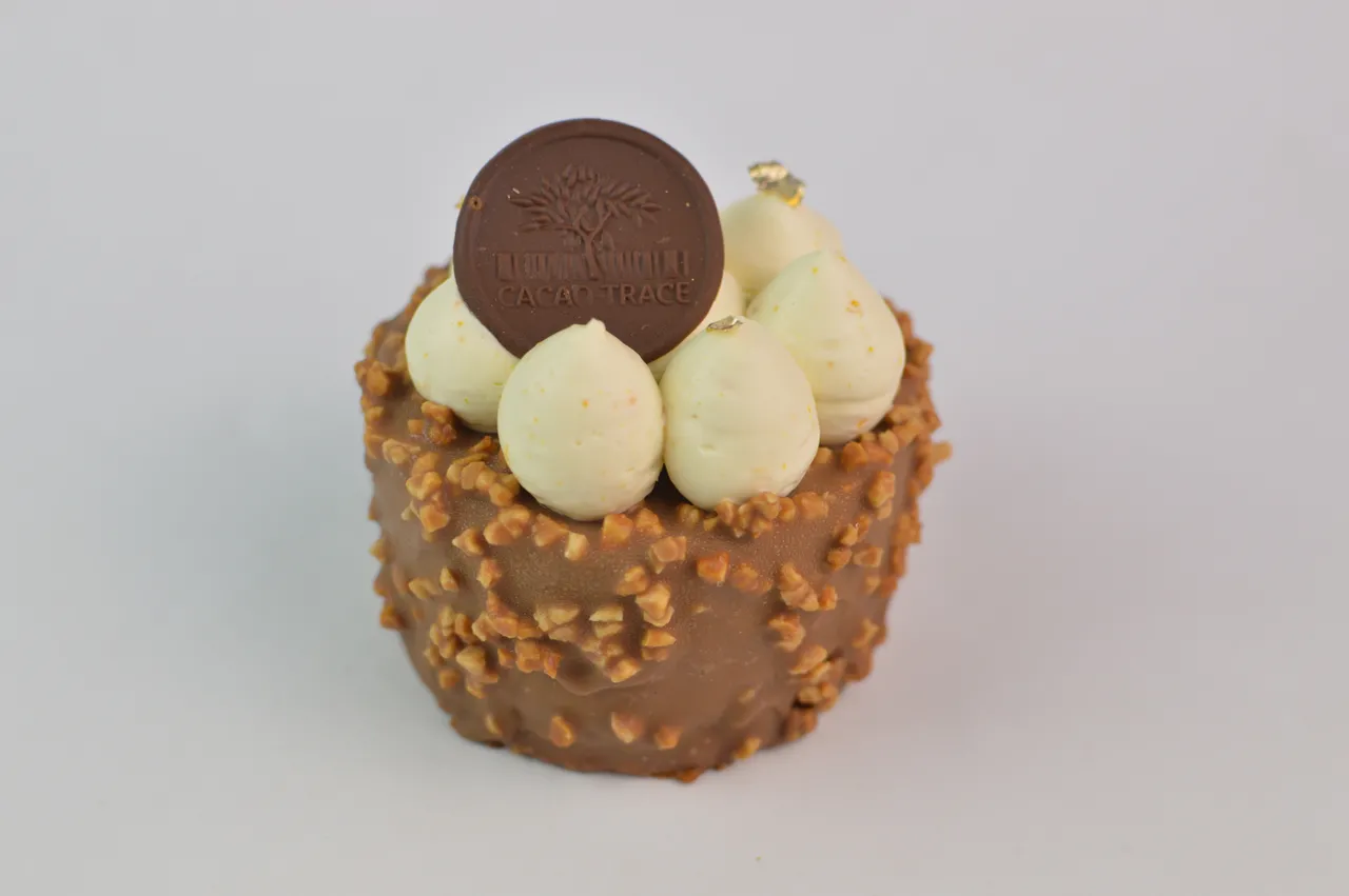 Orange Raspberry Rocher - Puratos