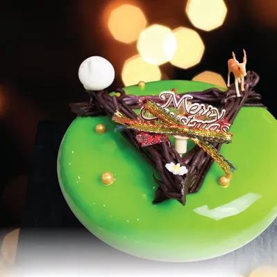 Raspberry Yuzu & Ivory Chocolate Mousse Cake